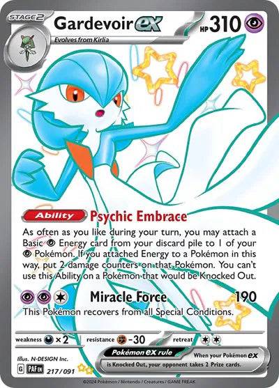 Gardevoir ex 217/091 - Paldean Fates - Holofoil