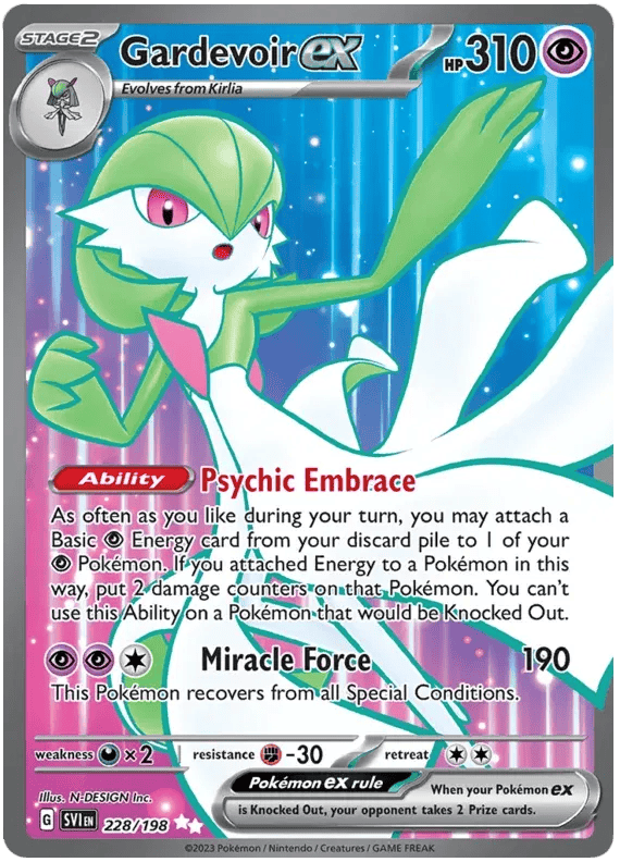 Gardevoir ex 228/198 - Scarlet & Violet - Holofoil