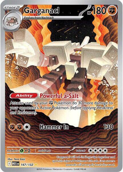 Garganacl 147/132 - Mega Evolution - Holofoil