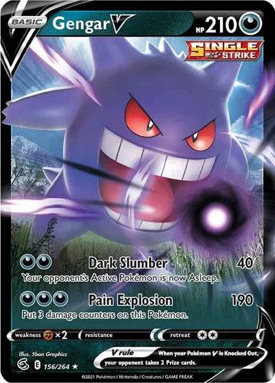 Gengar V 156/264 - Fusion Strike - Holofoil