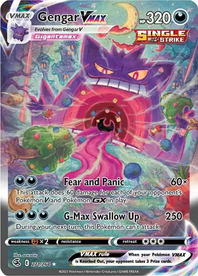 Gengar VMAX 271/264 - Fusion Strike - Holofoil