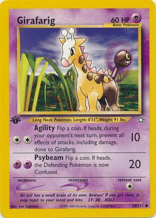Girafarig 58/111 - Neo Genesis (1st Edition) - Normal