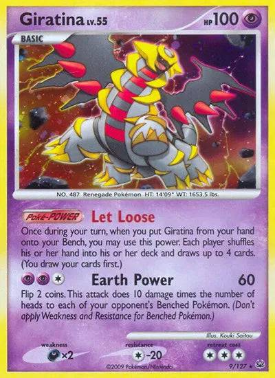 Giratina Lv.55 9/127 - Platinum - Holofoil