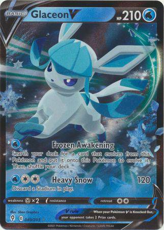 Glaceon V 040/203 - Evolving Skies - Holofoil