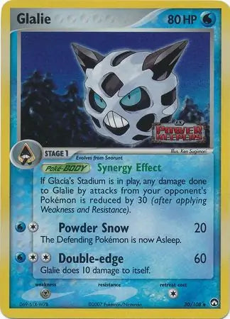 Glalie 30/108 - EX Power Keepers - Reverse Holofoil