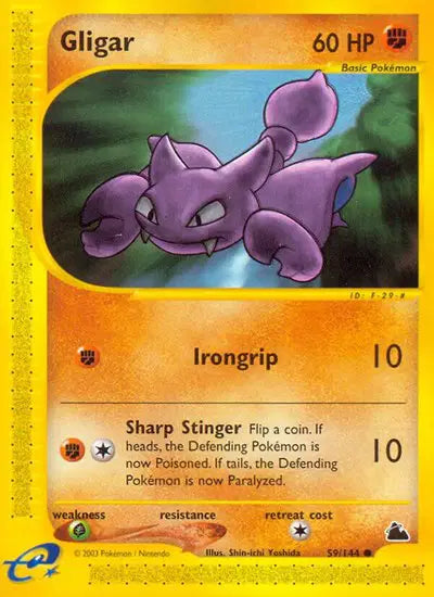 Gligar 59/144 - Skyridge - Normal
