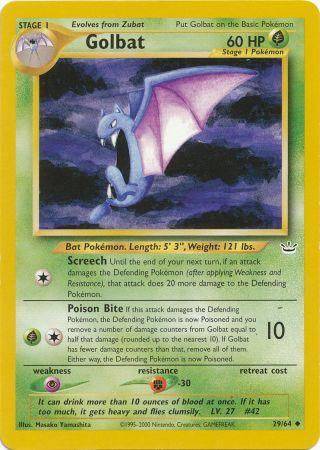 Golbat 29/64 - Neo Revelation (Unlimited) - Normal