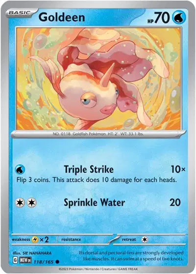 Goldeen 118/165 - Scarlet & Violet 151 - Reverse Holofoil