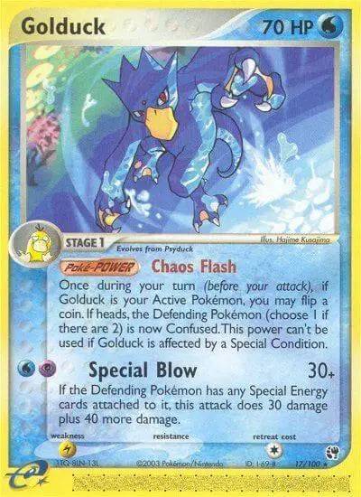 Golduck 17/100 - EX Sandstorm - Normal