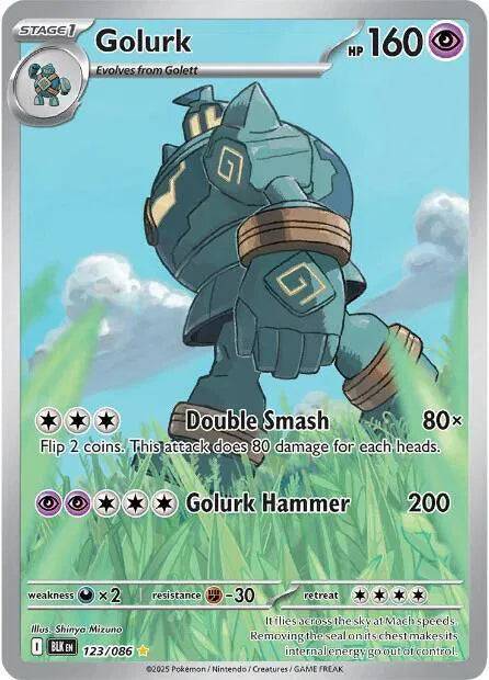 Golurk 123/086 - Black Bolt - Holofoil