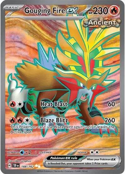 Gouging Fire ex 188/162 - Temporal Forces - Holofoil
