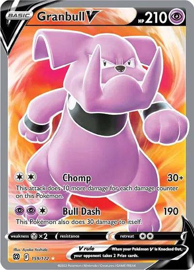 Granbull V 159/172 - Brilliant Stars - Holofoil
