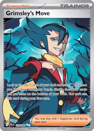 Grimsley's Move 120/094 - Phantasmal Flames - Holofoil