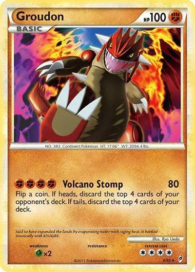 Groudon 6/95 - Call of Legends - Holofoil