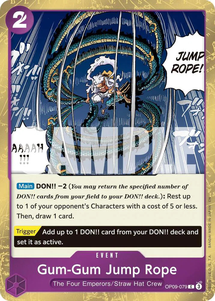 Gum-Gum Jump Rope (Pirate Foil) OP09-079 - The Best Vol.2 - Foil