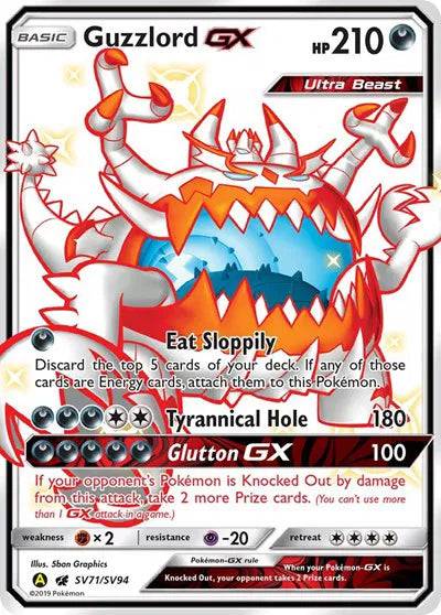 Guzzlord GX SV71/SV94 - Hidden Fates: Shiny Vault - Holofoil