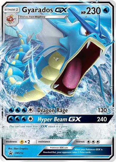 Gyarados GX SM212 - Sun & Moon Promo - Holofoil