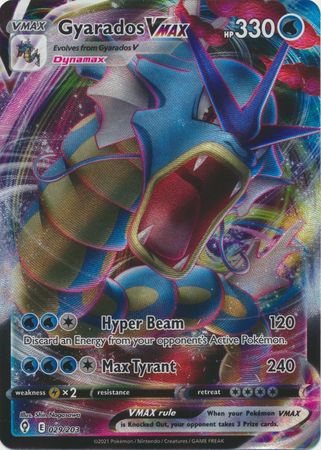 Gyarados VMAX 029/203 - Evolving Skies - Holofoil Gyarados VMAX 029/203 - Evolving Skies - Holofoil