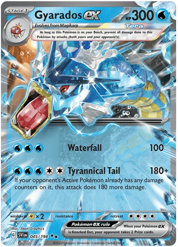 Gyarados ex 045/198 - Scarlet & Violet - Holofoil