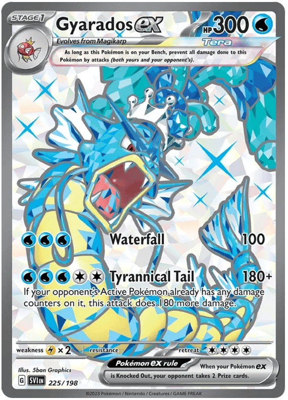 Gyarados ex 225/198 - Scarlet & Violet - Holofoil