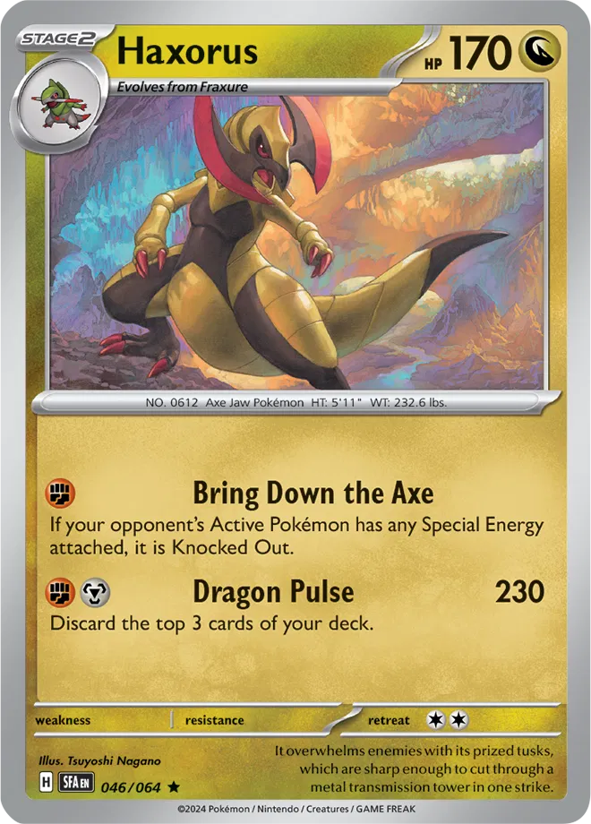 Haxorus 046/064 - Shrouded Fable - Reverse Holofoil