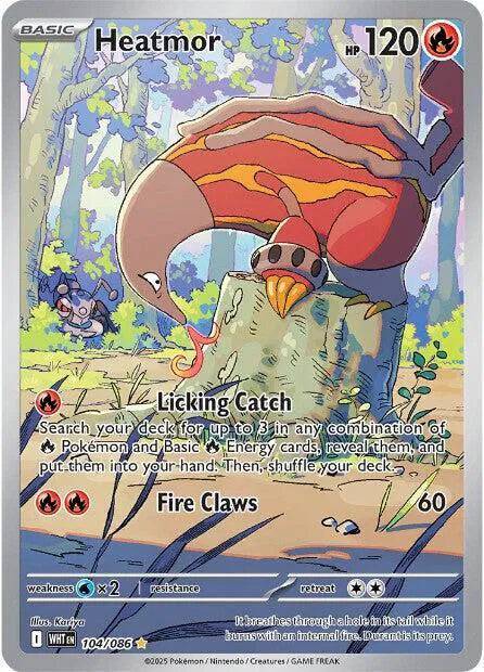 Heatmor 104/086 – White Flare – Holofoil