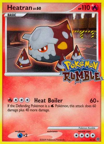 Heatran Lv.60 4/16 - Rumble - Holofoil