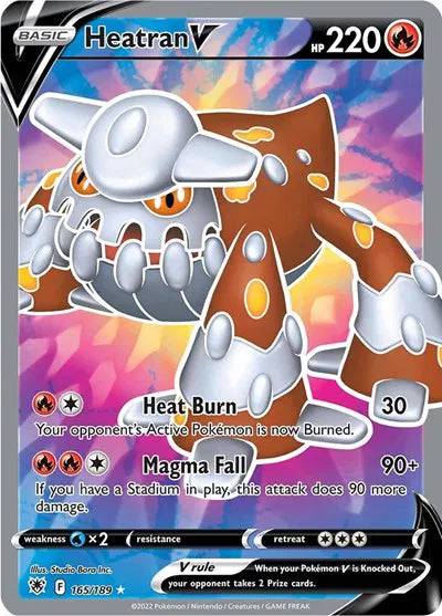 Heatran V 165/189 - Astral Radiance - Holofoil