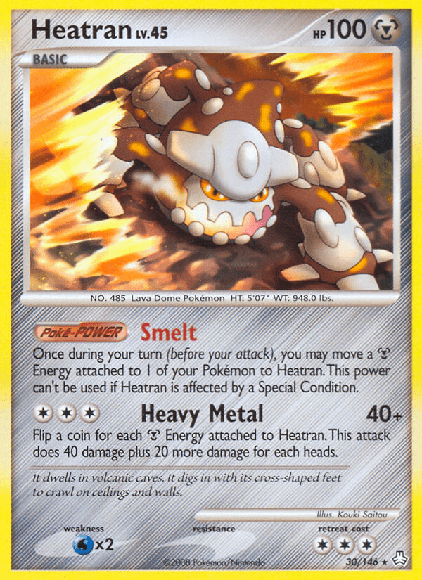 Heatran Lv.45 30/146 - Legends Awakened - Reverse Holofoil