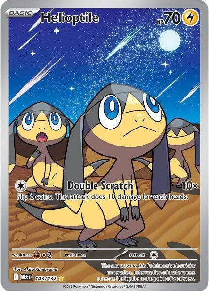 Helioptile 143/132 - Mega Evolution - Holofoil