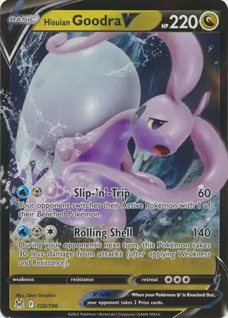 Hisuian Goodra V 135/196 - Lost Origin - Holofoil