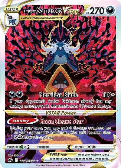 Hisuian Samurott VSTAR GG52/GG70 - Crown Zenith: Galarian Gallery - Holofoil