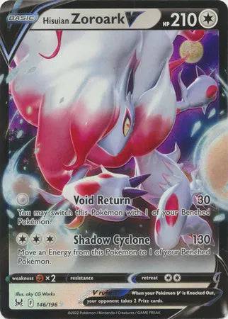 Hisuian Zoroark V 146/196 - Lost Origin - Holofoil