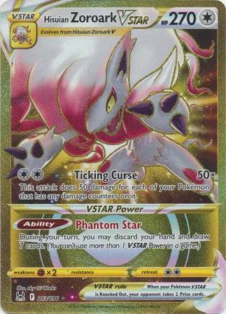 Hisuian Zoroark VSTAR 213/196 - Lost Origin - Holofoil
