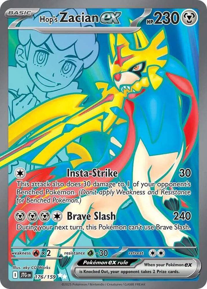 Hop's Zacian ex 176/159 - Journey Together - Holofoil