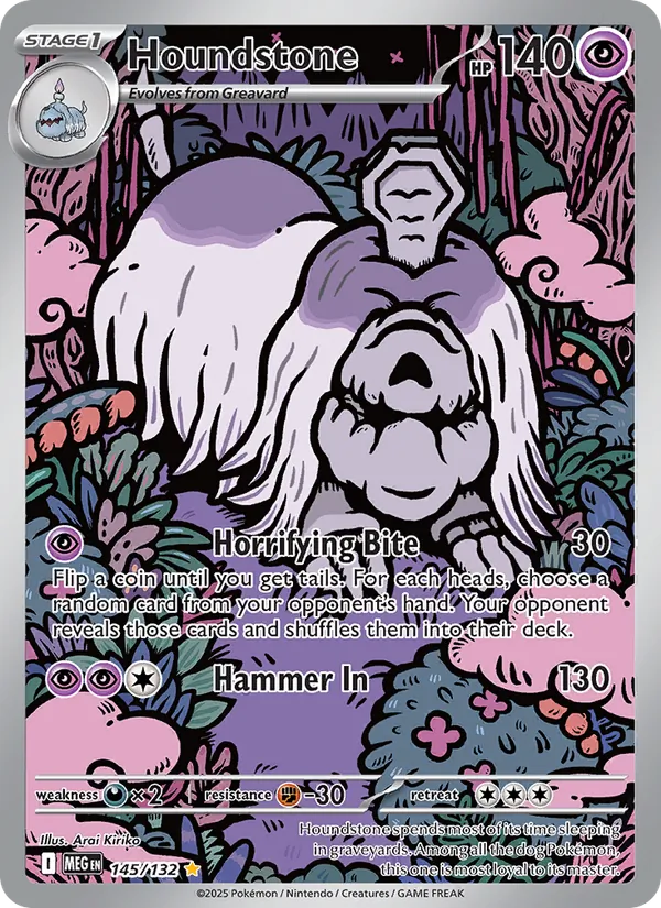 Houndstone 145/132 - Mega Evolution - Holofoil