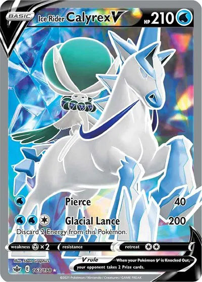 Ice Rider Calyrex V 163/198 - Chilling Reign - Holofoil