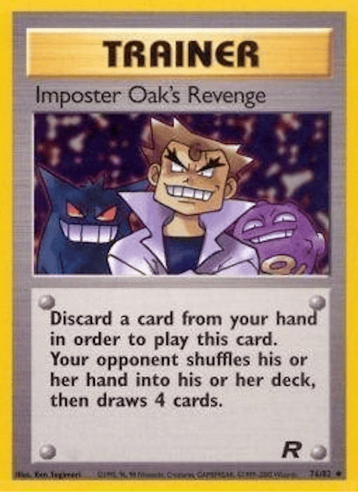 Imposter Oak's Revenge 76/82 - Team Rocket (Unlimited) - Normal