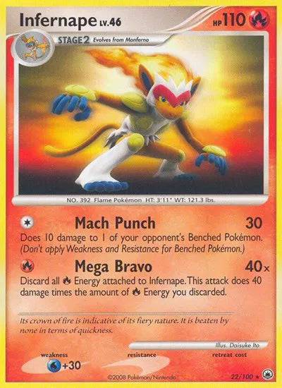 Infernape Lv.46 22/100 - Majestic Dawn - Normal