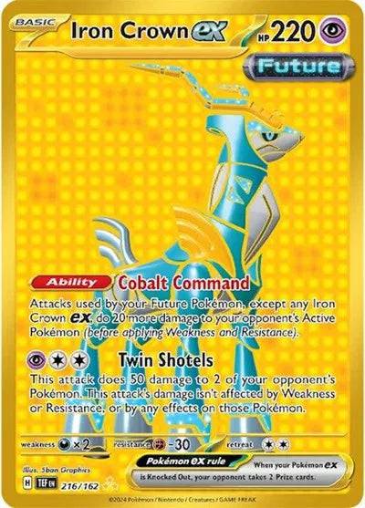 Iron Crown ex 216/162 - Temporal Forces - Holofoil