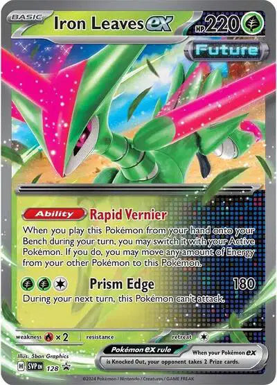 Iron Leaves ex 128 - Scarlet & Violet Promo - Holofoil