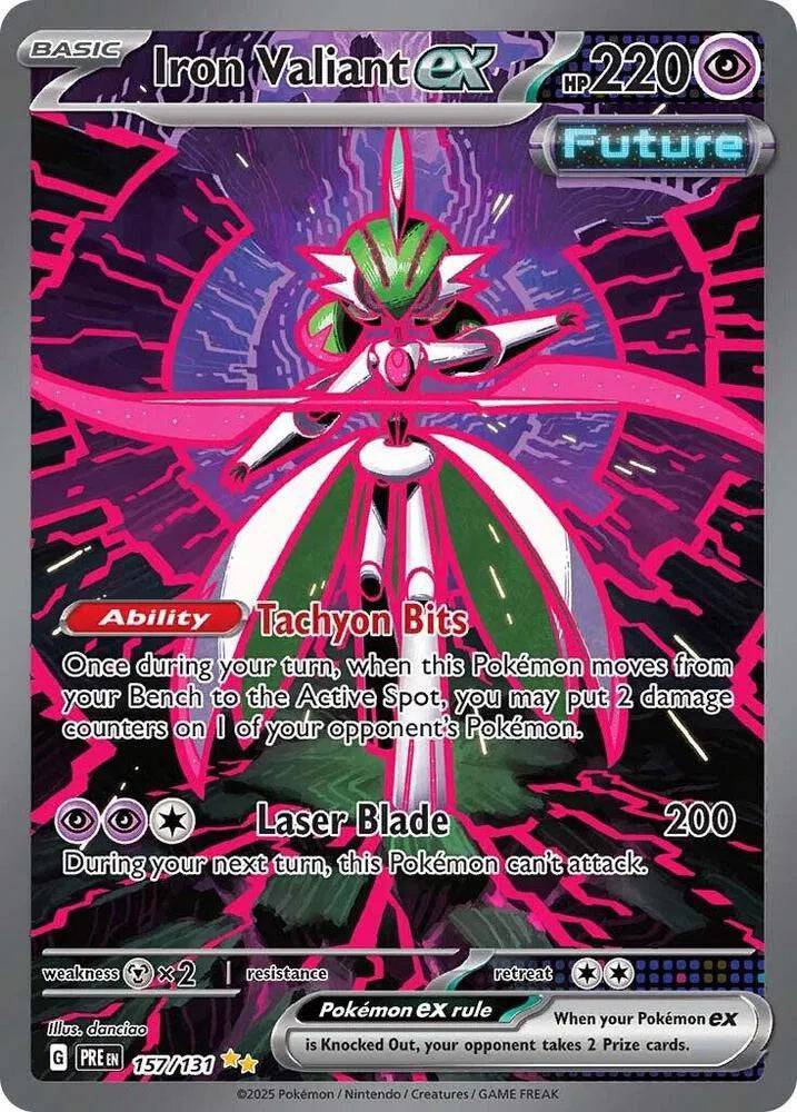 Iron Valiant ex 157/131 - Prismatic Evolutions - Holofoil