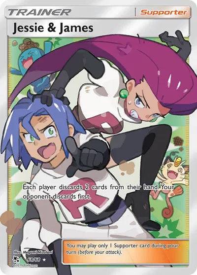 Jessie & James 68/68 - Hidden Fates - Holofoil