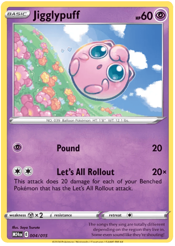 Jigglypuff 004/015 - McDonald's Promos 2024 - Normal