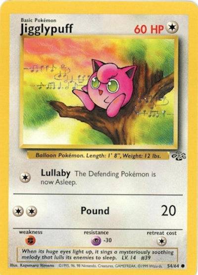 Jigglypuff 54/64 - Jungle (Unlimited) - Normal