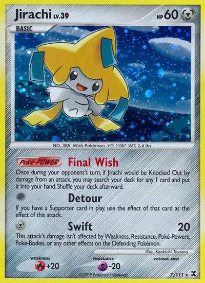 Jirachi Lv.39 7/111 - Rising Rivals - Holofoil