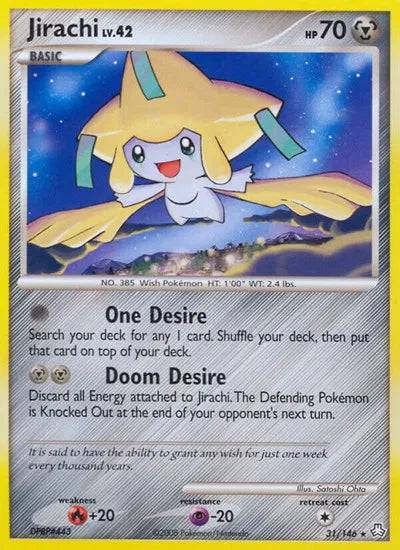 Jirachi Lv.42 31/146 - Legends Awakened - Reverse Holofoil