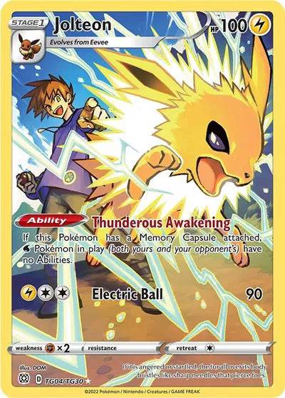 Jolteon TG04/TG30 - Brilliant Stars Trainer Gallery - Holofoil
