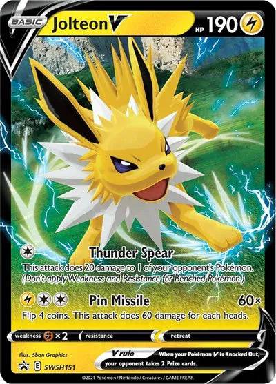 Jolteon V SWSH151 - Sword & Shield Promo - Holofoil