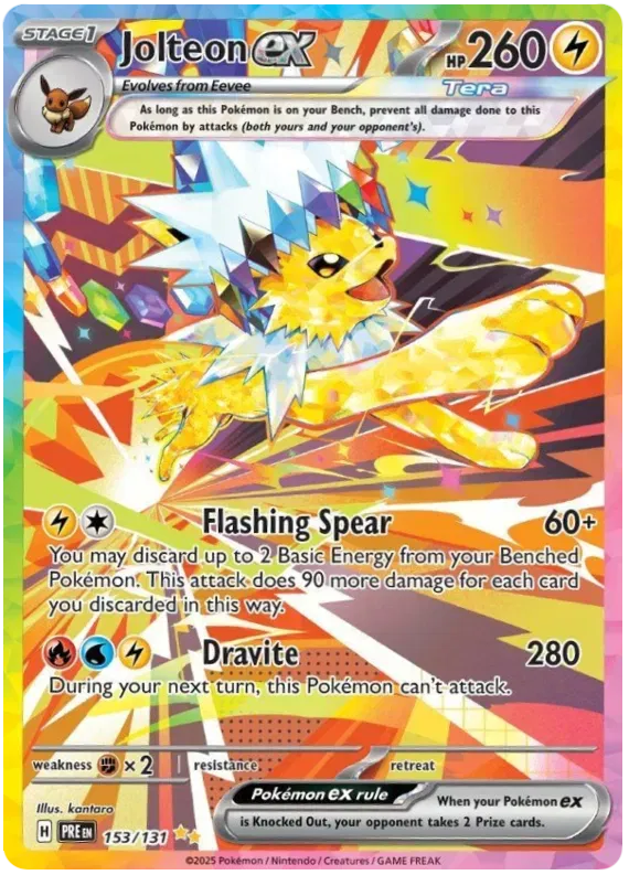 Jolteon ex 153/131 - Prismatic Evolutions - Holofoil